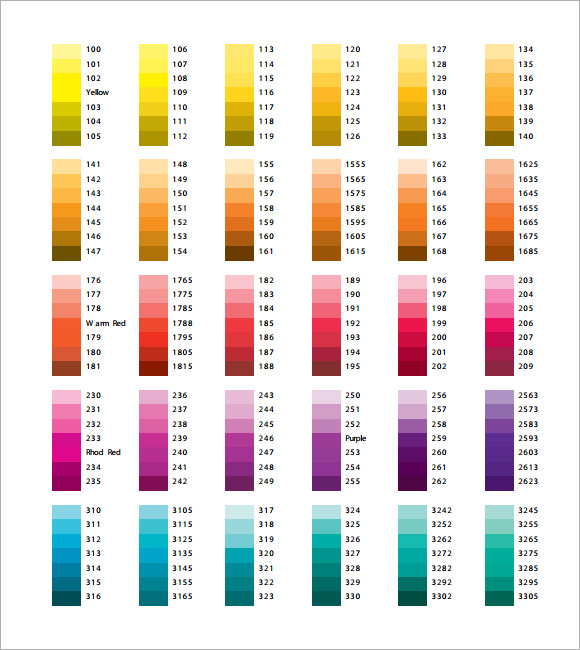 Pms Colour Chart Pdf