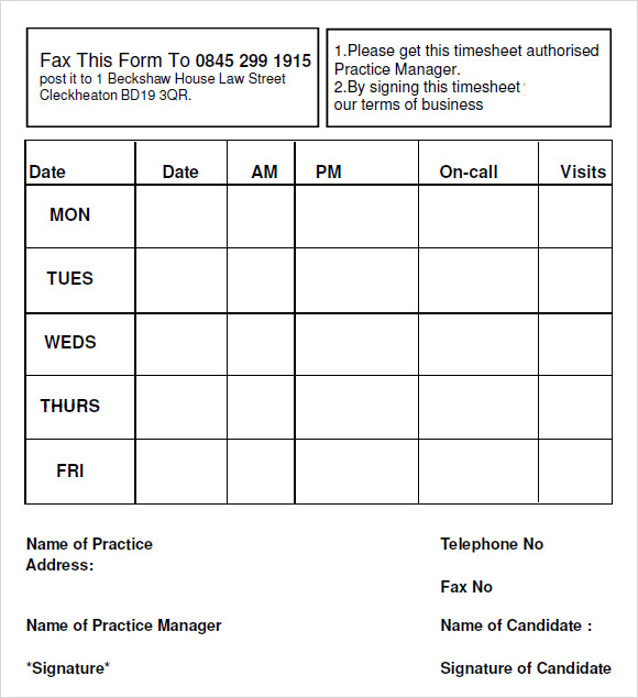 timesheet invoice template google docs