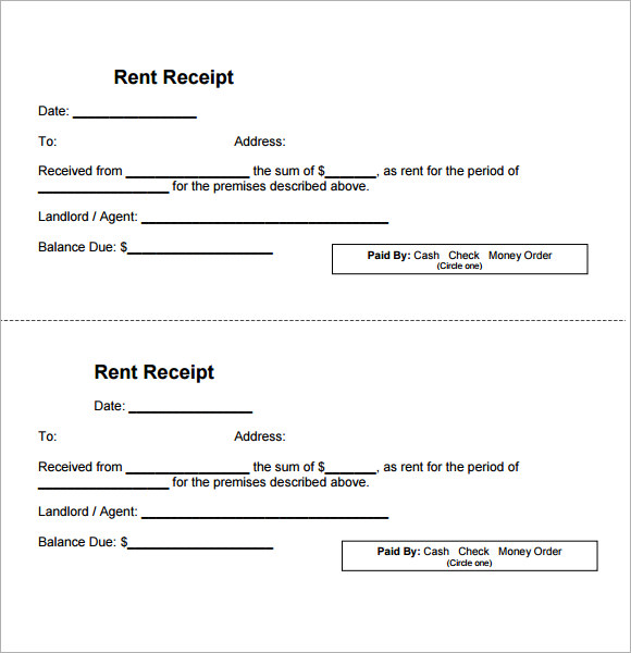 20 Sample General Receipt Templates to Download  Sample 