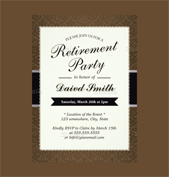 retirement party invitation card download