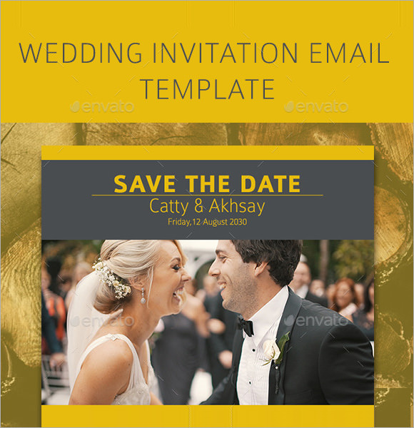 wedding email invitation sample