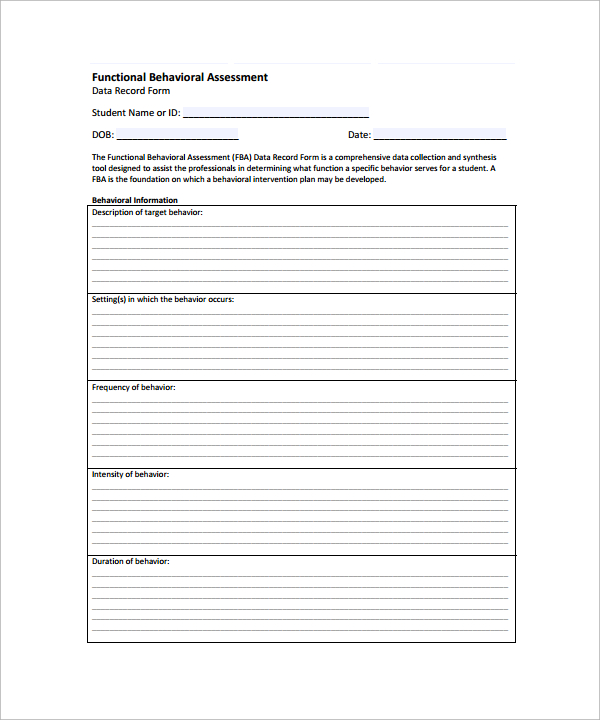 functional behavior assessment template1