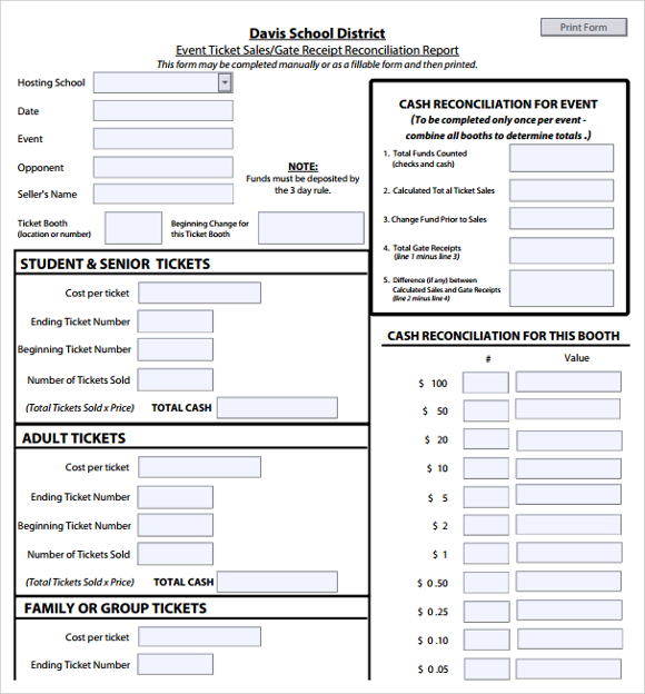 school event template