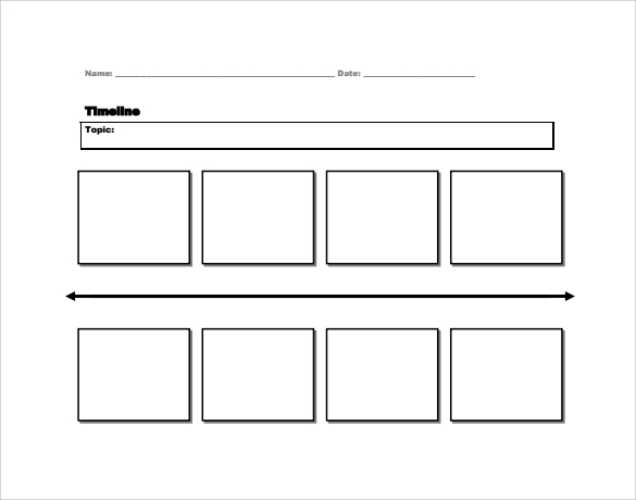 blank excel history timeline template