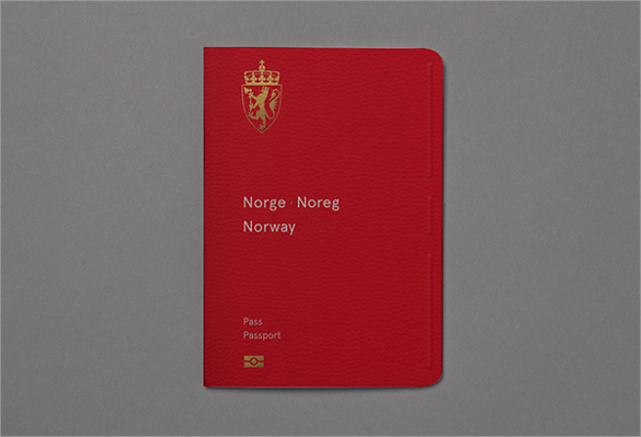 design new passport template