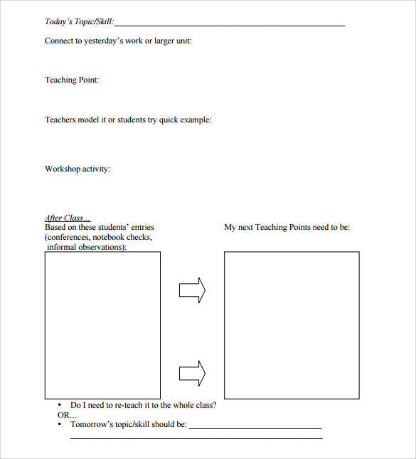 printable instruction template