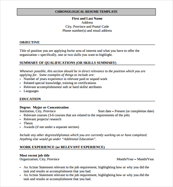 sample resume template for clinical students