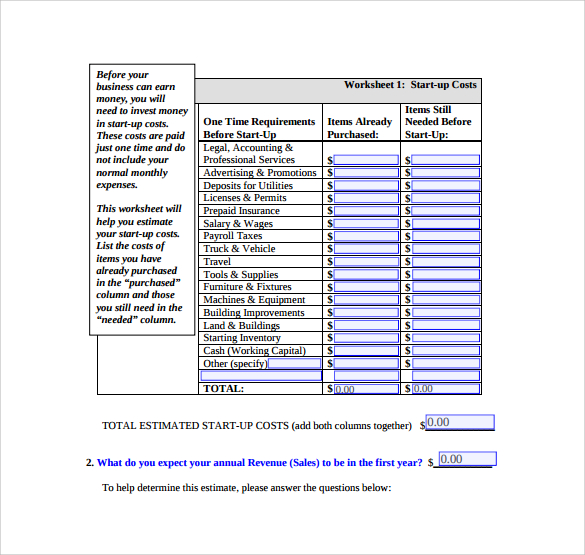 print expense sheet template