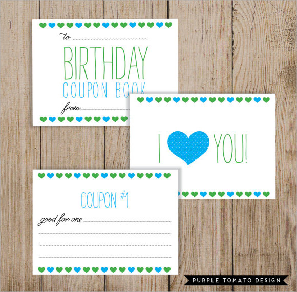 birthday coupon template kids