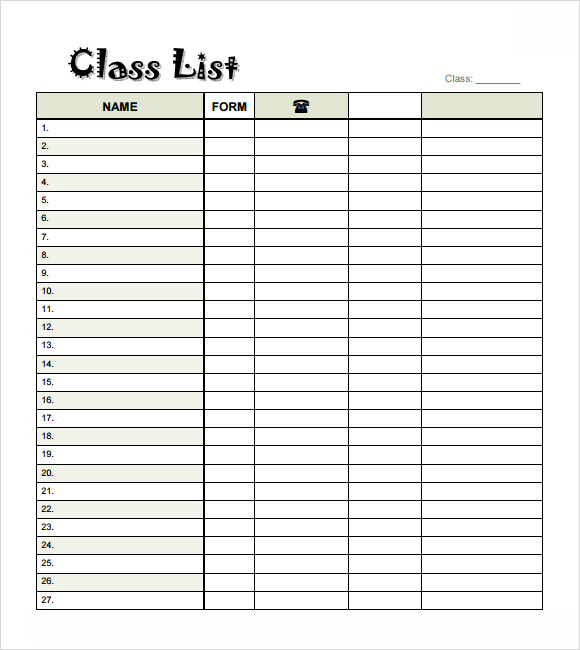 blank checklist template for teachers