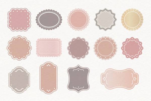 Free 7 Beautiful Blank Label Templates In Eps Psd Pdf Ai Tiff