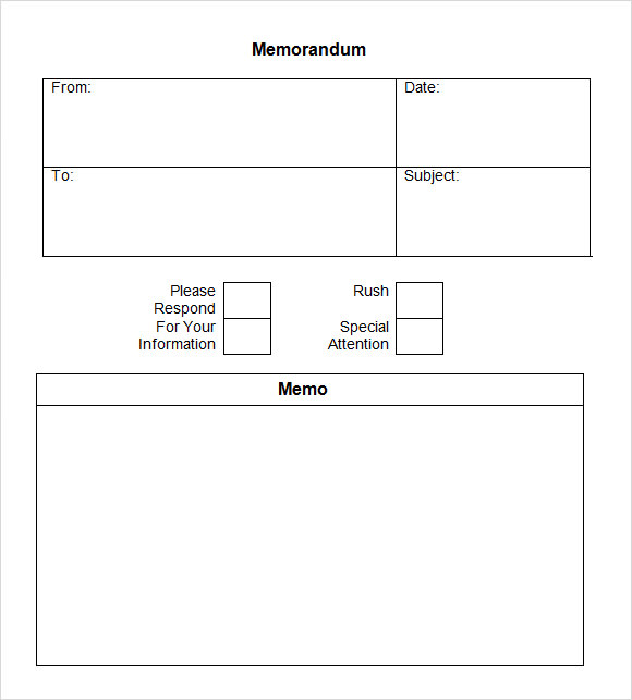 Google Docs Memo Template