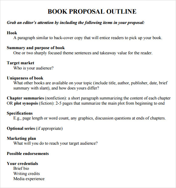 FREE 7 Useful Book Outline Templates In PDF MS Word