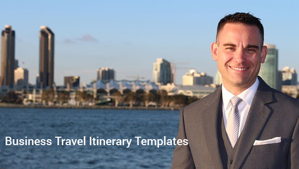 business travel itinerary templates