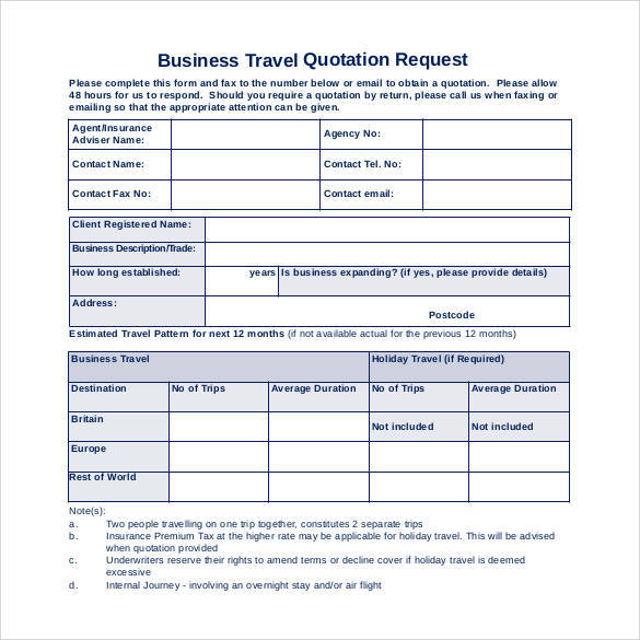 Travel Agency Quote Template Portal Tutorials