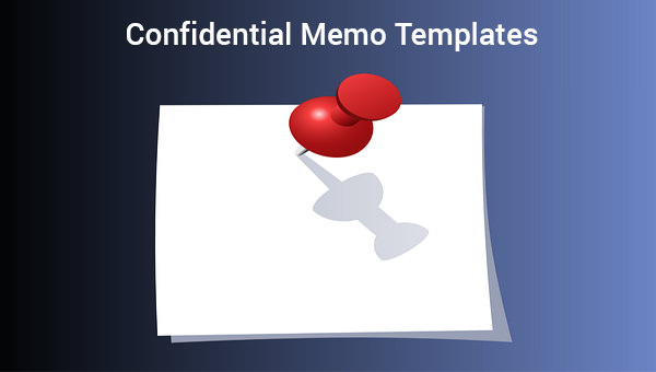 confidential memo templates
