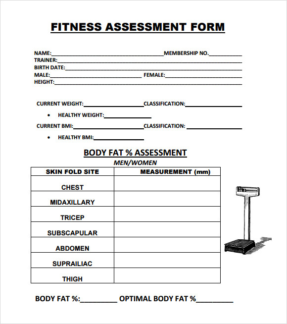 Eas daily fitness assessment excel sheet