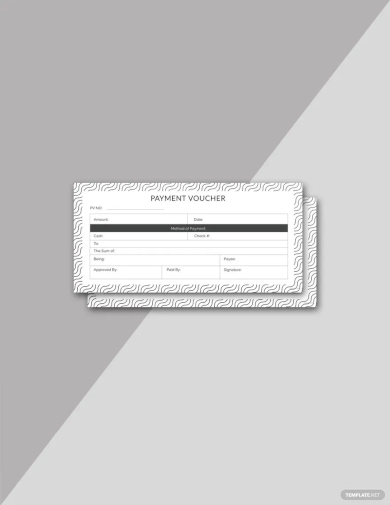 free sample payment voucher template