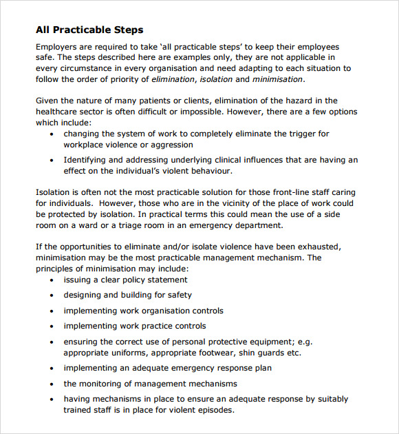 health risk assessment in the workplace template