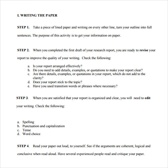 writing a research paper middle school pdf