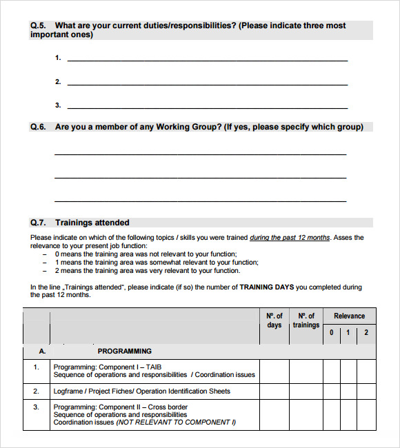 Free 7 Sample Needs Assessment Templates In Pdf Ms Word 3134