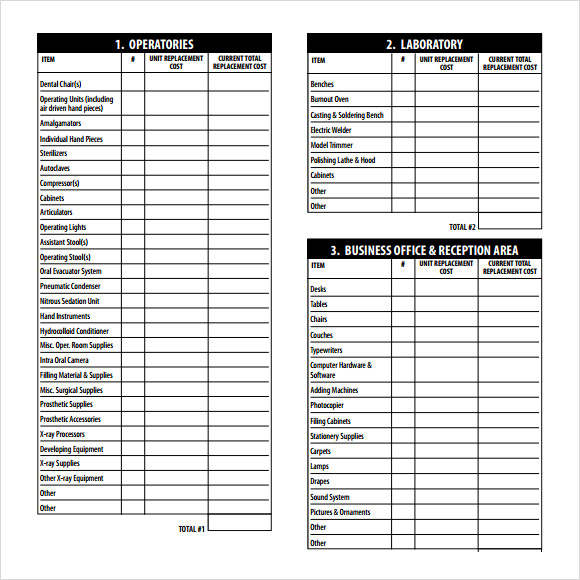 Office Supply Inventory Templates 11 Free Xlsx Docs PDF Formats Samples Examples