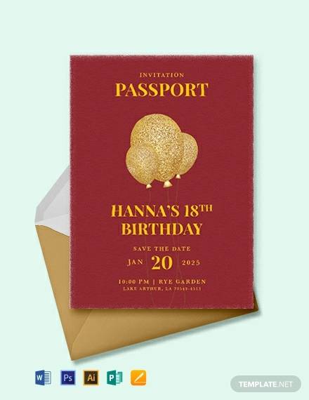 passport invitation