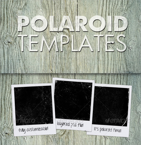 polaroid template psd