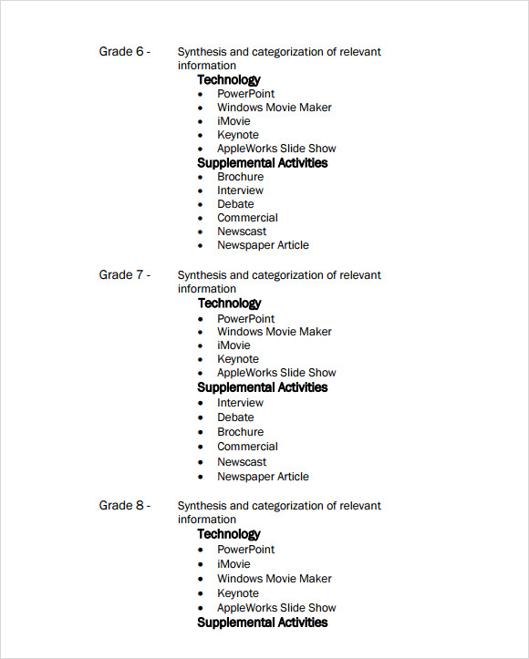 sample term paper outline