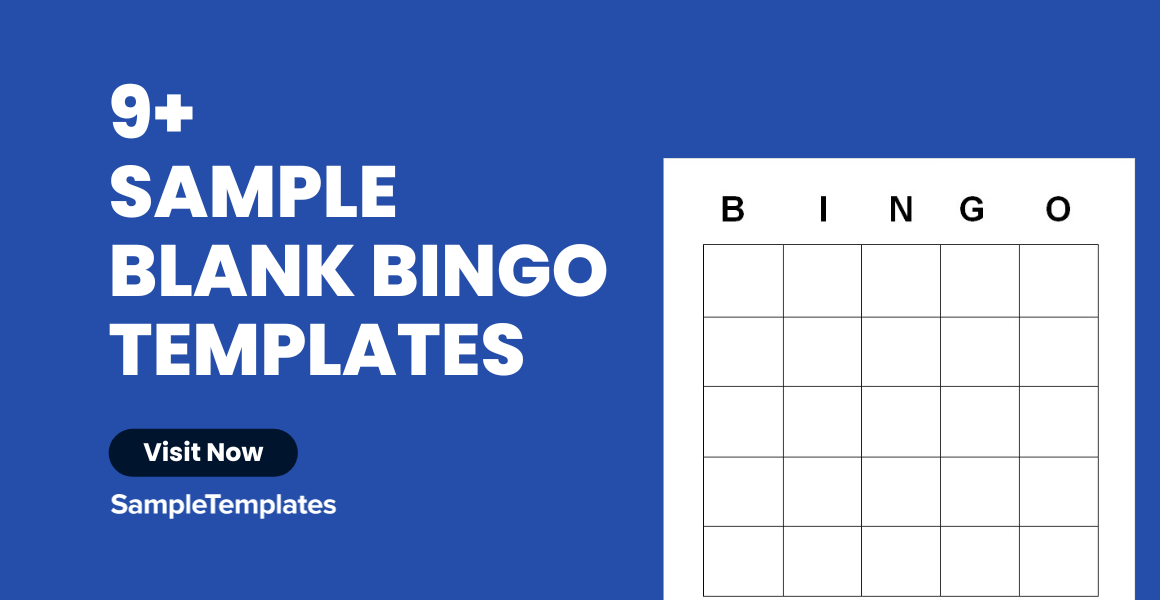 sample blank bingo templates