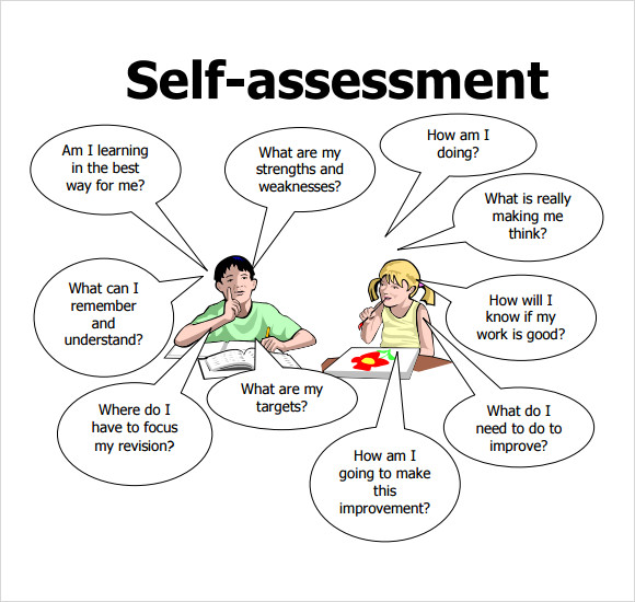 Self Assessment 7+ Free Samples, Examples, Format