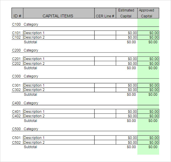 small business budget worksheet