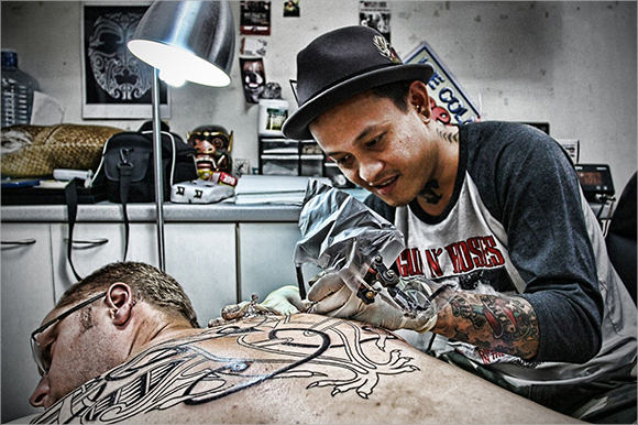 tattoo studio template