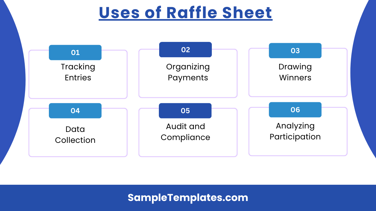 uses of raffle sheet