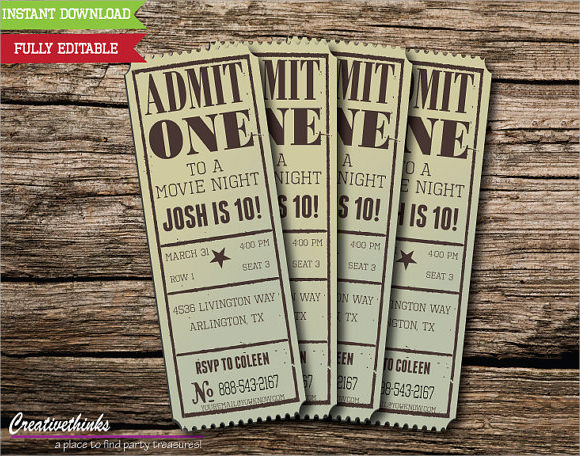 free 32 sample amazing movie ticket templates in ai indesign ms