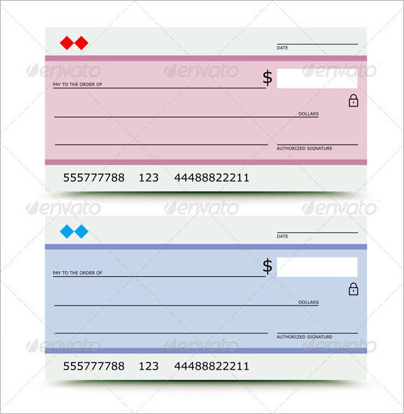 Free 5 Blank Cheque Samples In Pdf Psd