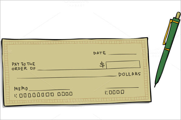 blank cheque template printable