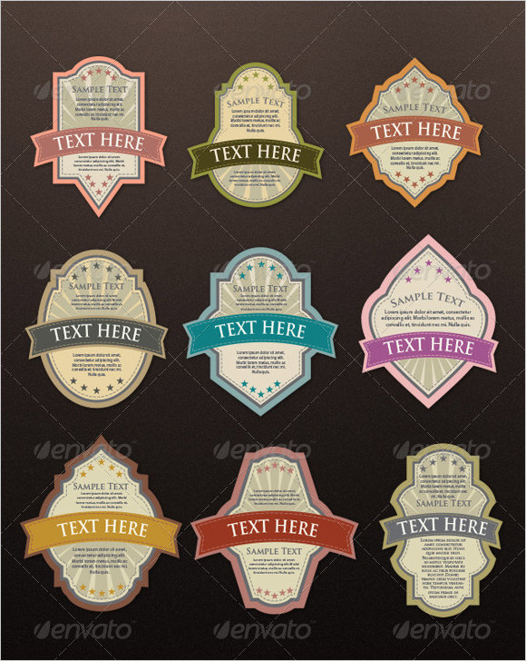 Free 7 Beautiful Blank Label Templates In Eps Psd Pdf Ai Tiff