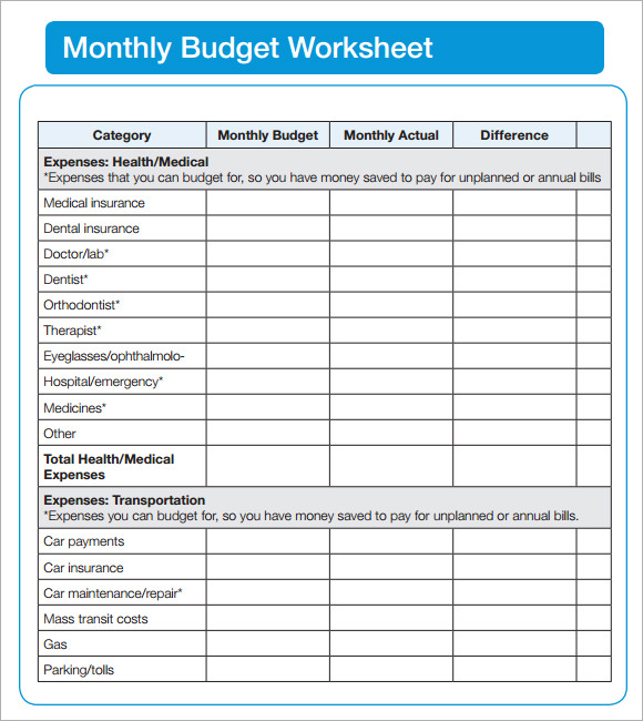 FREE 5 Sample Bud Sheets In PDF