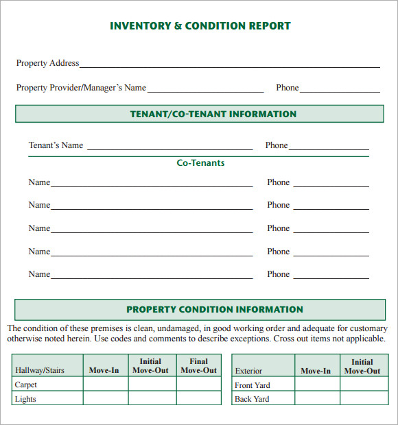 FREE 10 Inventory Report Templates In Google Docs MS Word Pages PDF