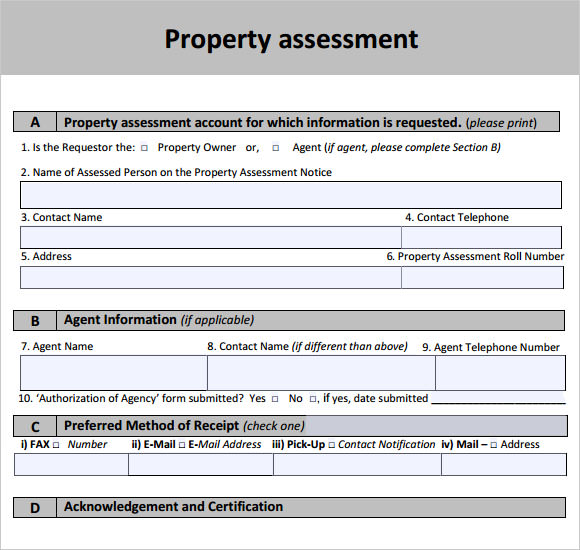 property assessment report