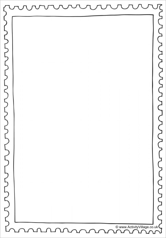 stamp template free