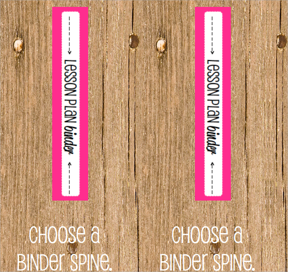 FREE 3 Sample Binder Spine Templates In PDF PSD