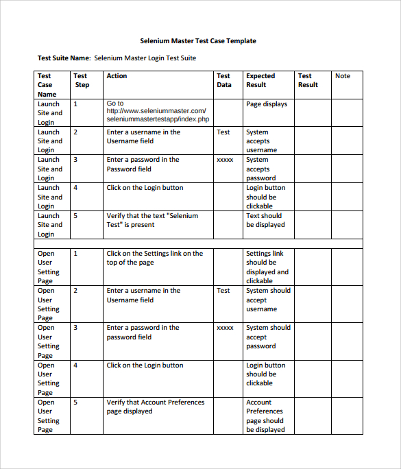 test case template pdf free