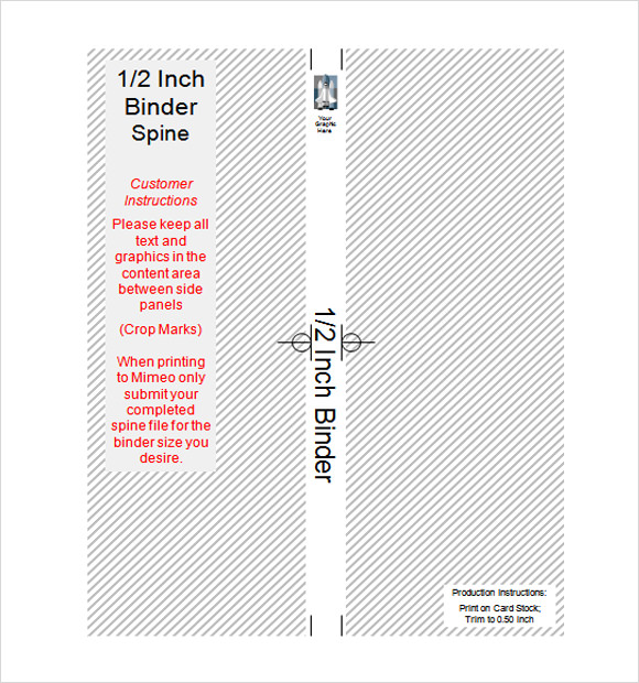 FREE 3 Sample Binder Spine Templates In PDF PSD