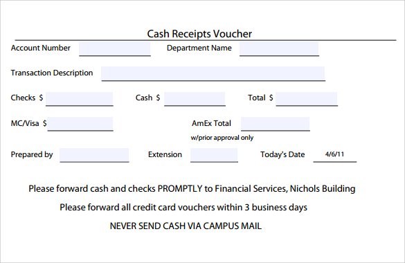 format excel in advance salary slip Template Sample Download Voucher  Free 8   Receipt