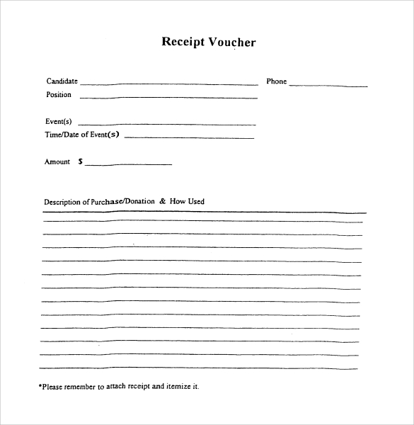 simple receipt voucher template