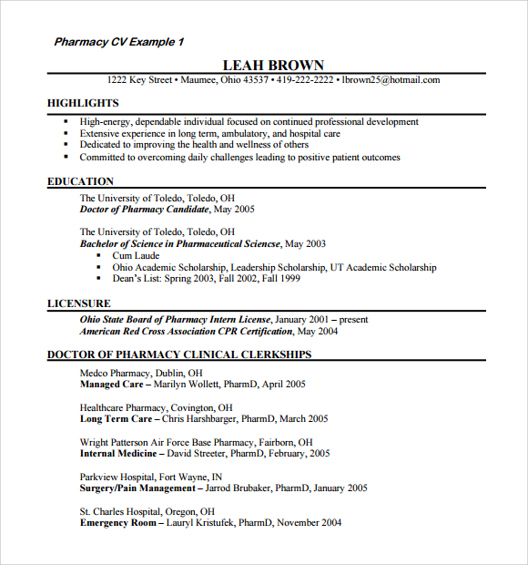 free doctors downloadable resume templates for word 2007