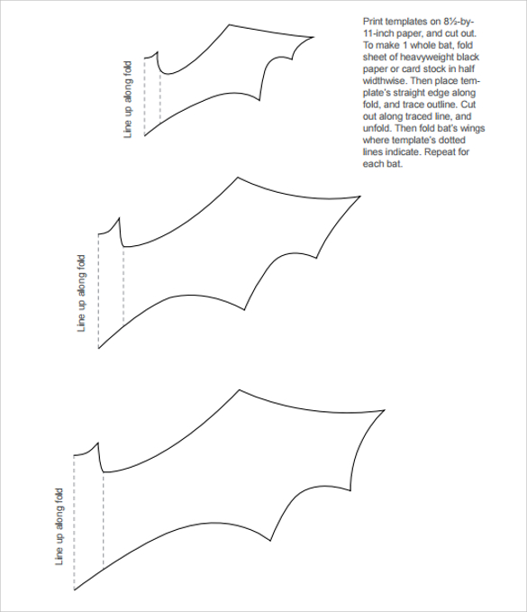 15  Sample Bat Templates Sample Templates