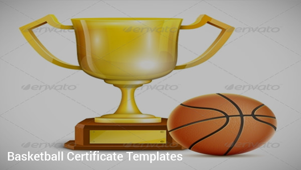 basketball certificate templatesf